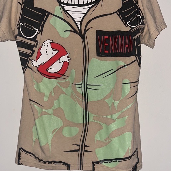 Ghostbusters Venkman Graphic Tee Glows in the Dark Mens Size Small RARE - Picture 10 of 11